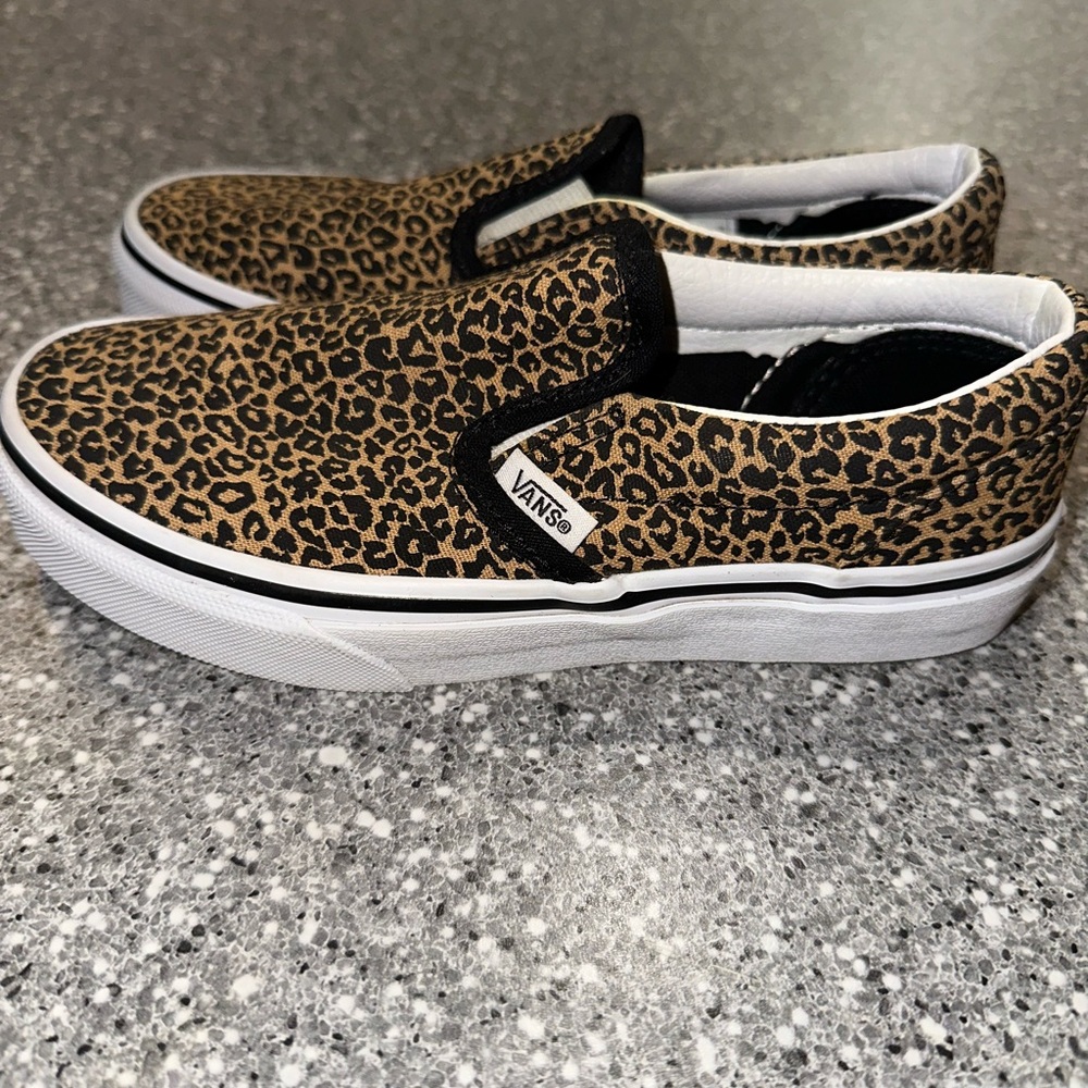 Vans Leopard Pattern Slip-On Shoes